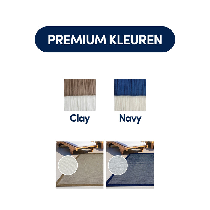 Studio M HARMONY Dubbelzijdig Buitenkleed - 190x280 cm - Beige|Bruin