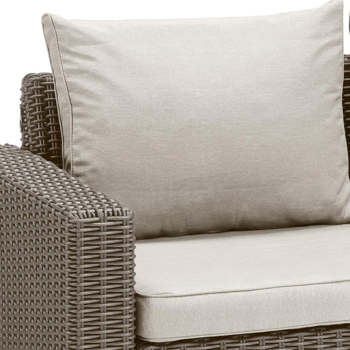 Allibert California Tuinstoel - 2 stuks - Cappuccino