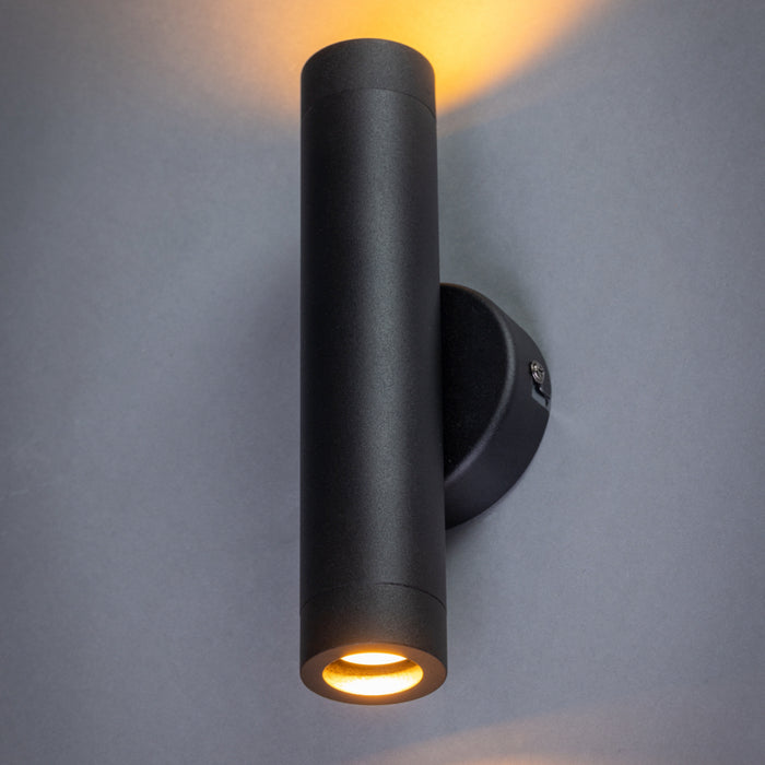 ETH Miller - Wandlamp - 2x lichtpunten - Zwart - Messing