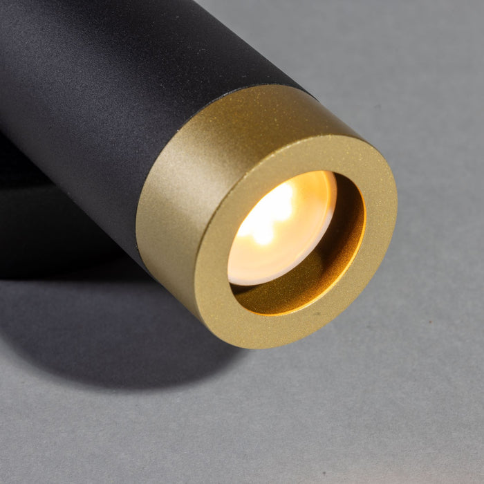 ETH Miller - Wandlamp - 2x lichtpunten - Zwart - Messing