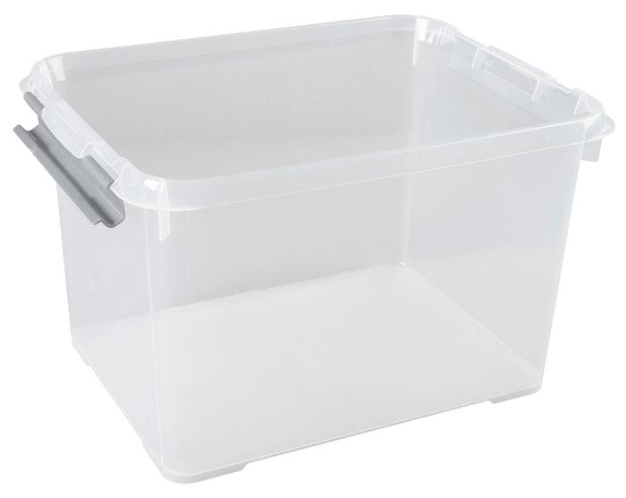 Curver Handy+ Opbergbox - 20L - 3 stuks - Transparant met deksel