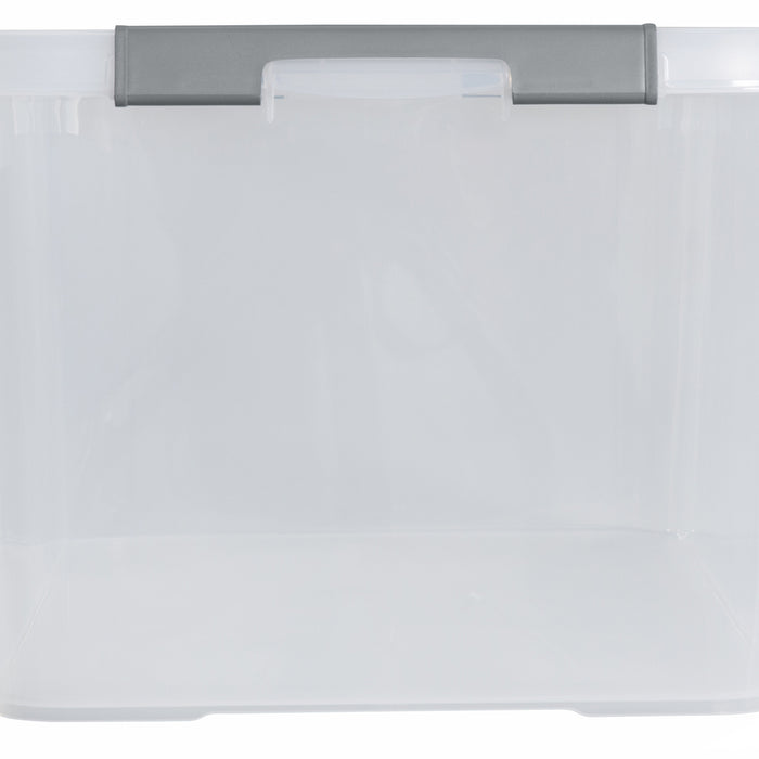 Curver Handy+ Opbergbox - 50L - 2 stuks - Transparant met deksel