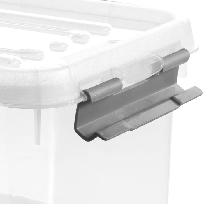 Curver Handy+ Opbergbox - 15L - 4 stuks - Transparant met deksel