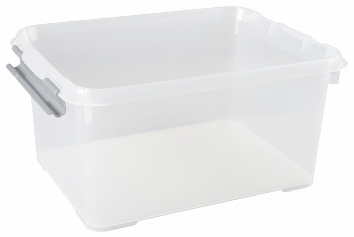 Curver Handy+ Opbergbox - 15L - 6 stuks - Transparant met deksel