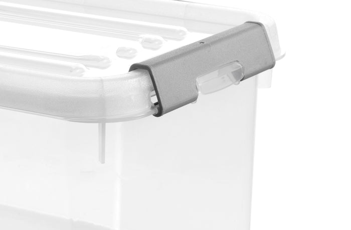 Curver Handy+ Opbergbox - 15L - 6 stuks - Transparant met deksel