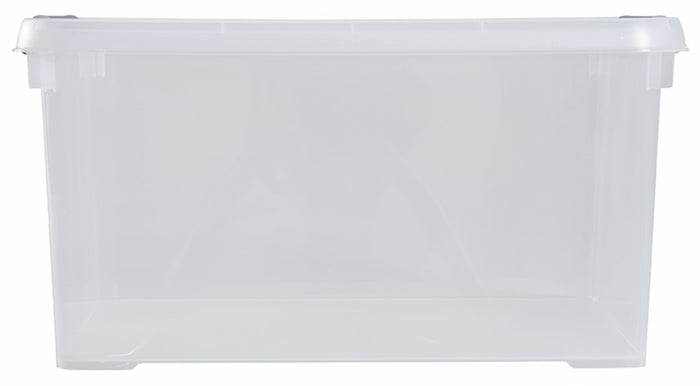 Curver Handy+ Opbergbox - 35L - 3 stuks - Transparant met deksel