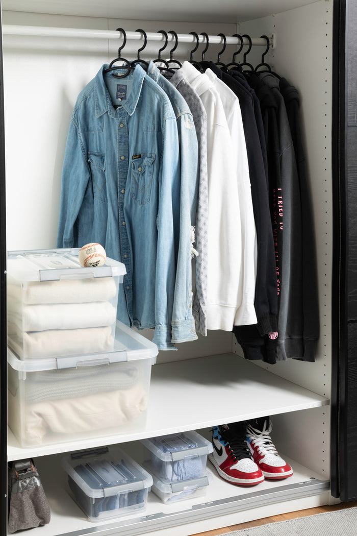 Curver Handy+ Opbergbox - 35L - 3 stuks - Transparant met deksel