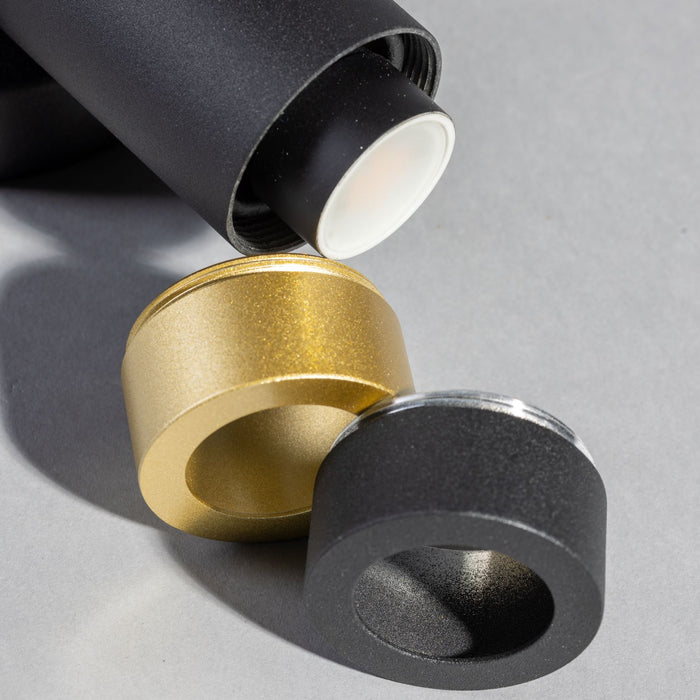 ETH Miller - Wandlamp - 2x lichtpunten - Zwart - Messing