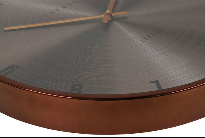 Decostar Klok Jewel brons|rood Ø53CM