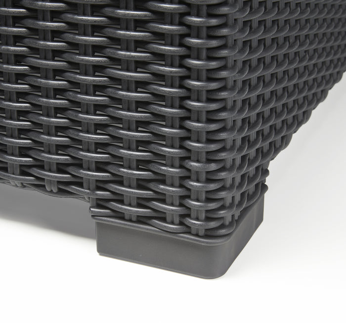 Allibert California Tuinstoel - 2 stuks - Grafiet