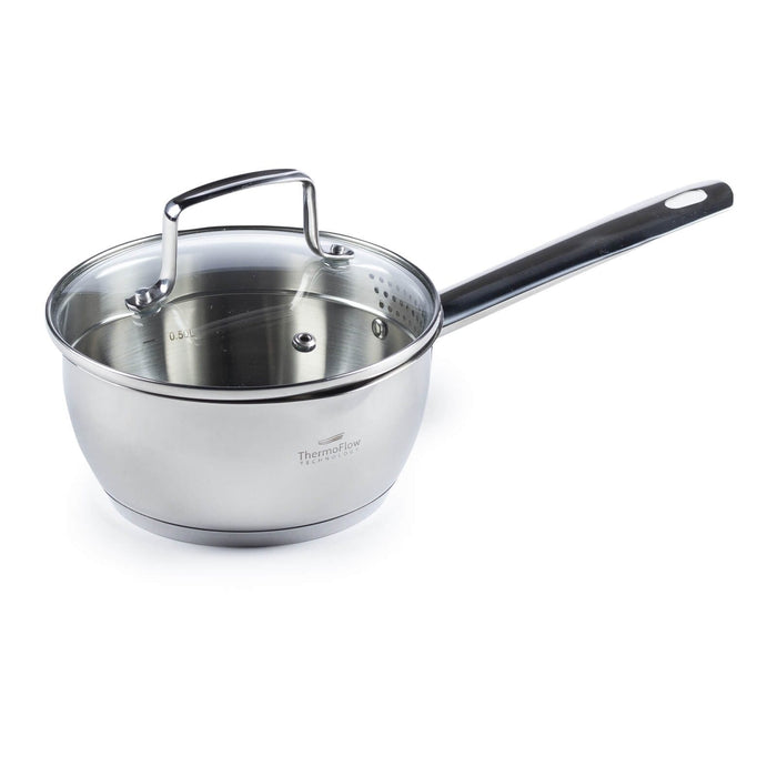Rosmarino Pour & Cook Sauspan met glazen deksel - 16 cm
