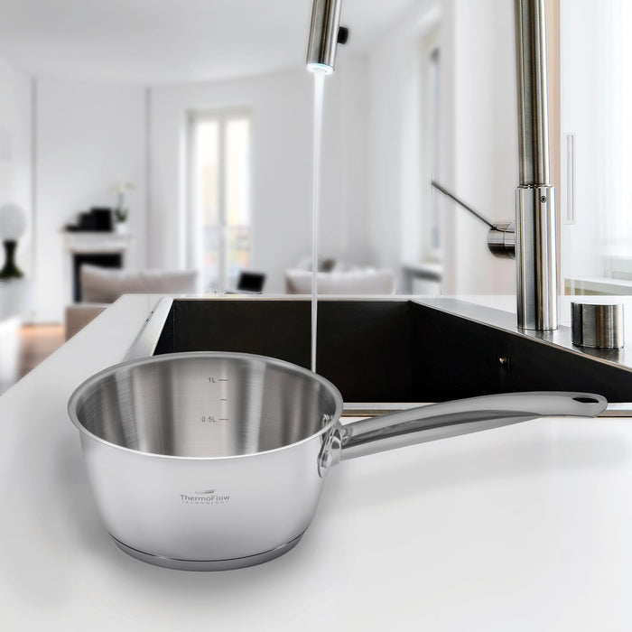 Rosmarino Pour & Cook Sauspan met glazen deksel - 16 cm