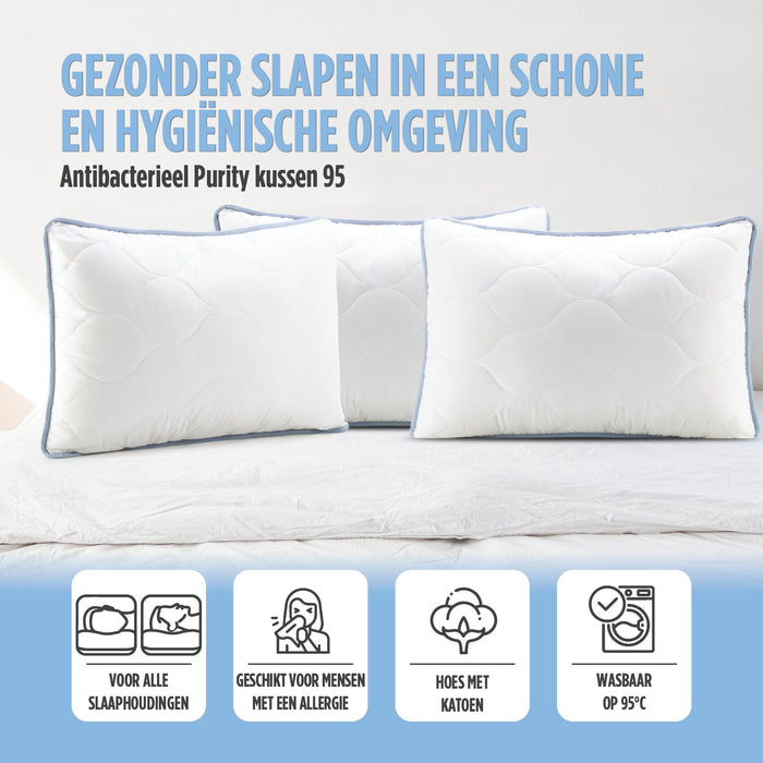 Klassiek Purity 95 °C Kussen - 50x70 cm