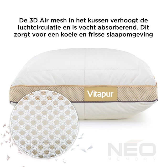 NEO Hybride Memory Foam Kinderkussen - 40x60 cm