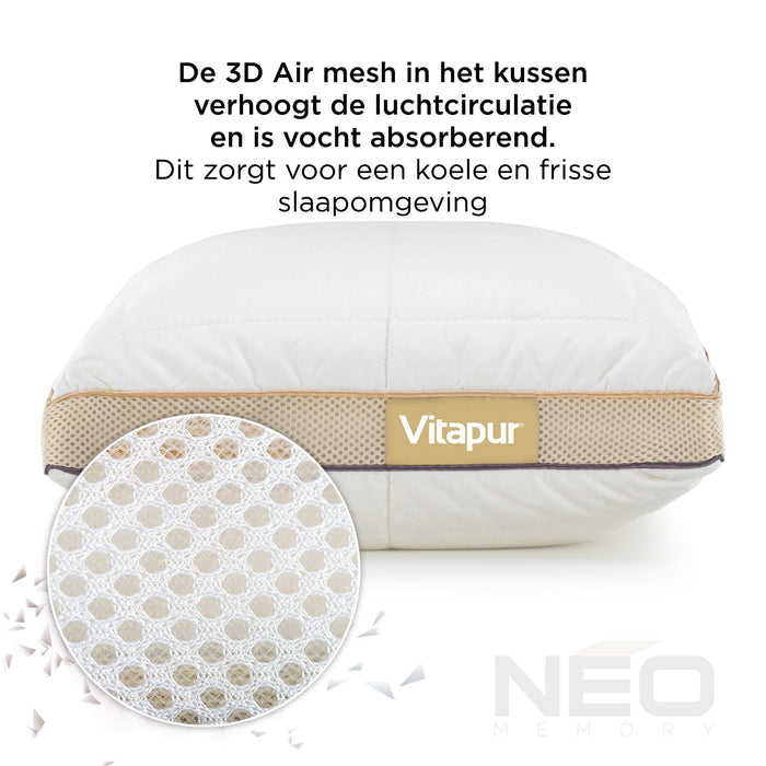 NEO Hybride Memory Foam Kussen - 50x70 cm