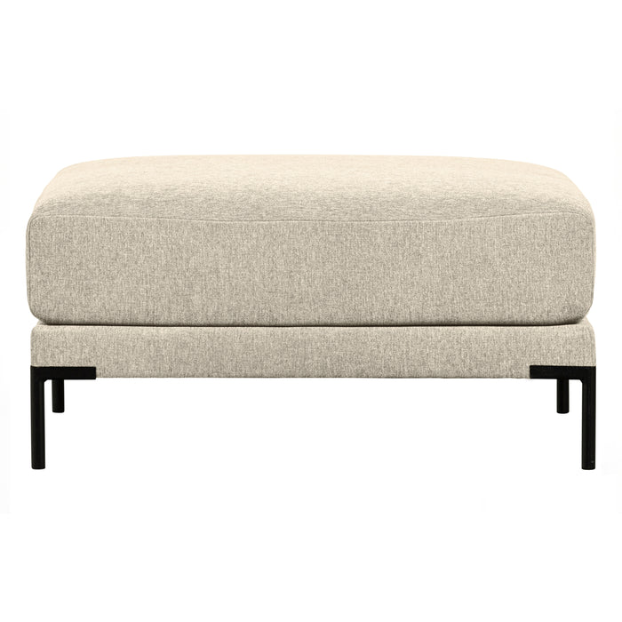 vtwonen Couple Poef - Polyester - Zand - 44x50x100