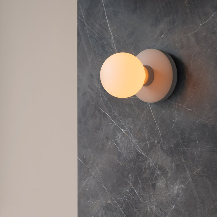 Humble Bee Wandlamp Draadloos - Beige Frosted