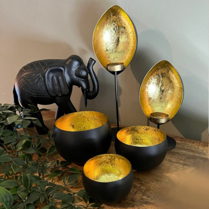 Rootsmann Theelichthouders Set Van 5 | Goud