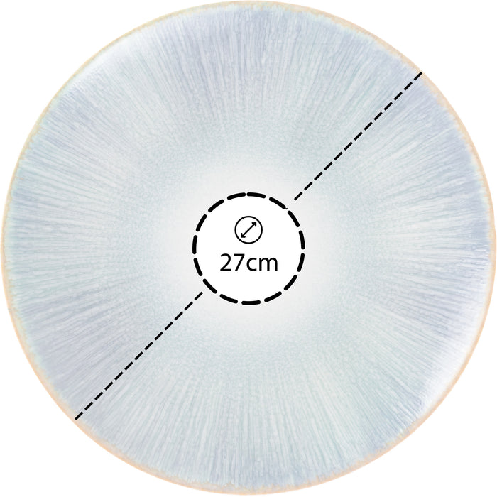 Hazel & Bos Juntos Esmeralda dinerbord - 27 cm - 6 stuks - porselein
