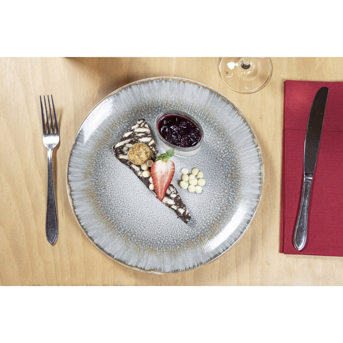 Hazel & Bos Juntos Blanco Artico ontbijtbord - 24cm - 6 st - porselein