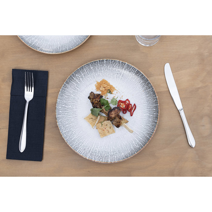 Hazel & Bos Juntos Grietas dinerbord - 27 cm - 6 stuks - porselein