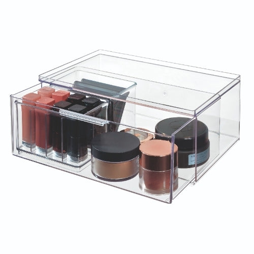 iDesign - Opberglade, 17.8 x 26.7 x 10.8 cm, Kunststof, Transparant -