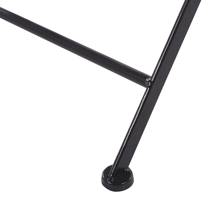 Beliani - CARIATI - Tuinstoel set van 2 - Zwart - IJzer