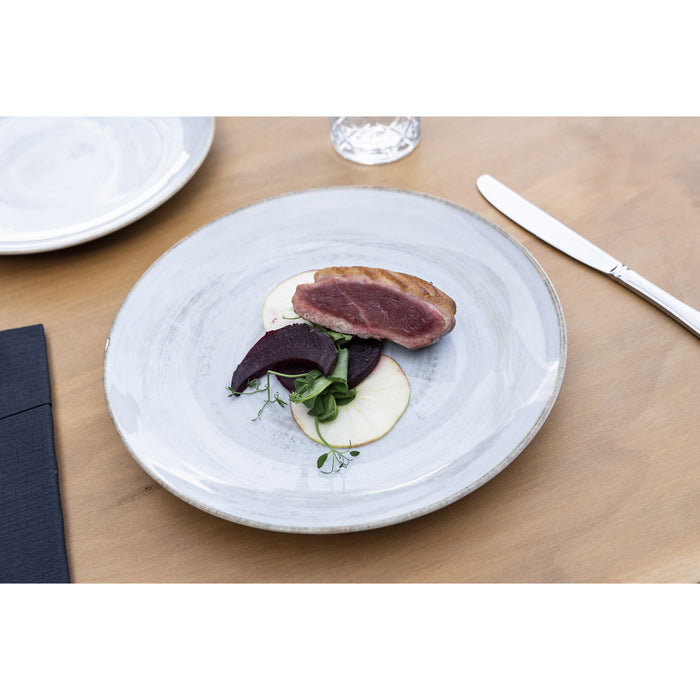 Hazel & Bos Juntos Madera dinerbord - 27 cm - 6 stuks - porselein