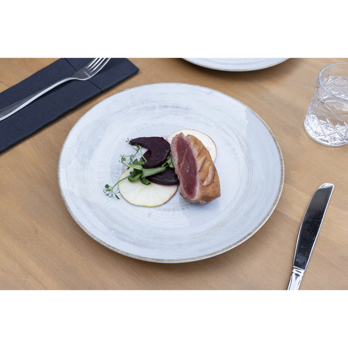 Hazel & Bos Juntos Madera dinerbord - 27 cm - 6 stuks - porselein