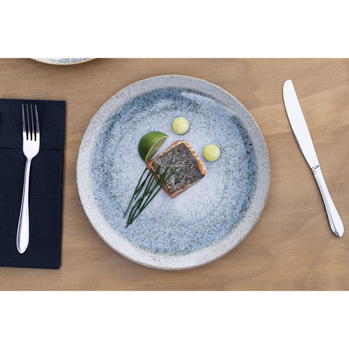 Hazel & Bos Juntos Turquesa ontbijtbord - 24 cm - 6 stuks - porselein