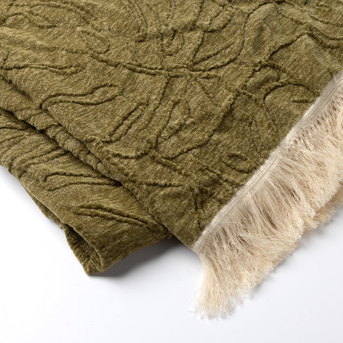 Dutch Decor plaid MAYBEL - 140x180 cm Olive Branch