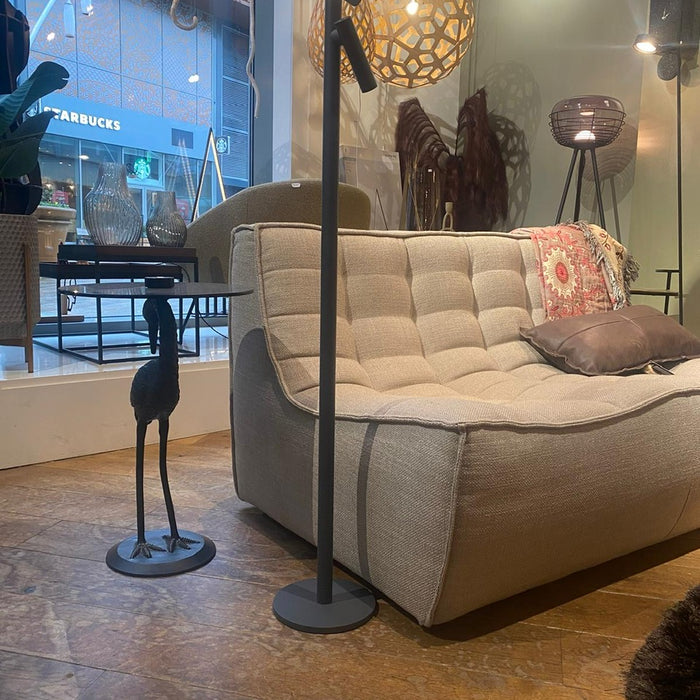 Sompex | TUBO | Vloerlamp | dubbel | Zwart - draadloos | snoerloos