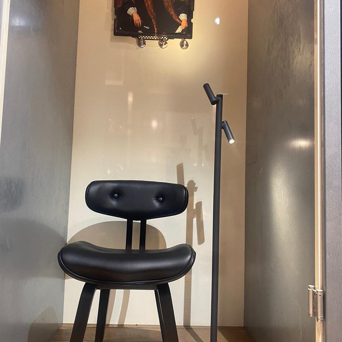 Sompex | TUBO | Vloerlamp | dubbel | Zwart - draadloos | snoerloos