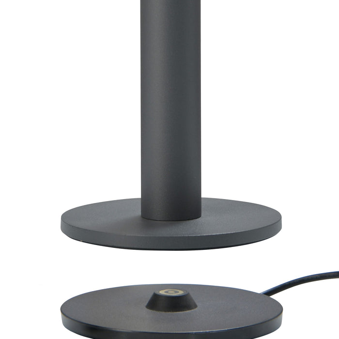 Sompex | TUBO | Vloerlamp | dubbel | Zwart - draadloos | snoerloos