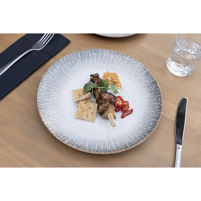 Hazel & Bos Juntos Grietas ontbijtbord - 24 cm - 6 stuks - porselein