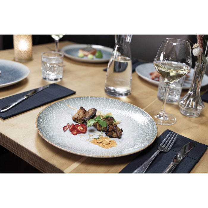 Hazel & Bos Juntos Grietas ontbijtbord - 24 cm - 6 stuks - porselein