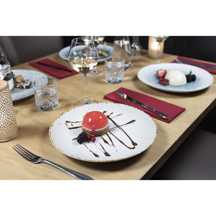 Hazel & Bos Juntos Artesanal dinerbord - 27 cm - 6 stuks - porselein