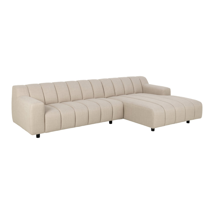 by fonQ Cloud Hoekbank met Chaise Longue Rechts - Beige