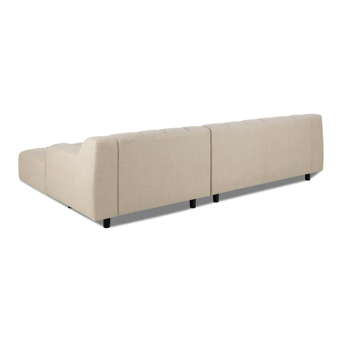 by fonQ Cloud Hoekbank met Chaise Longue Rechts - Beige
