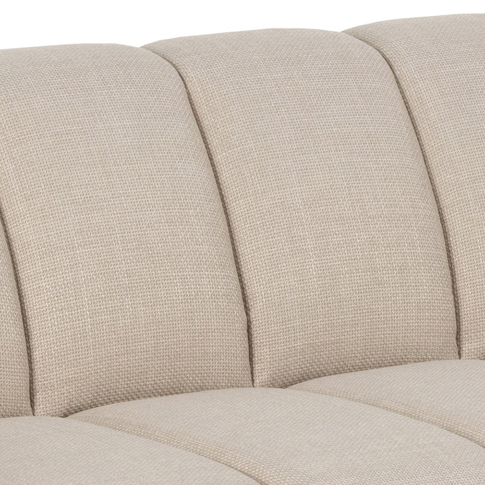 by fonQ Cloud Hoekbank met Chaise Longue Rechts - Beige