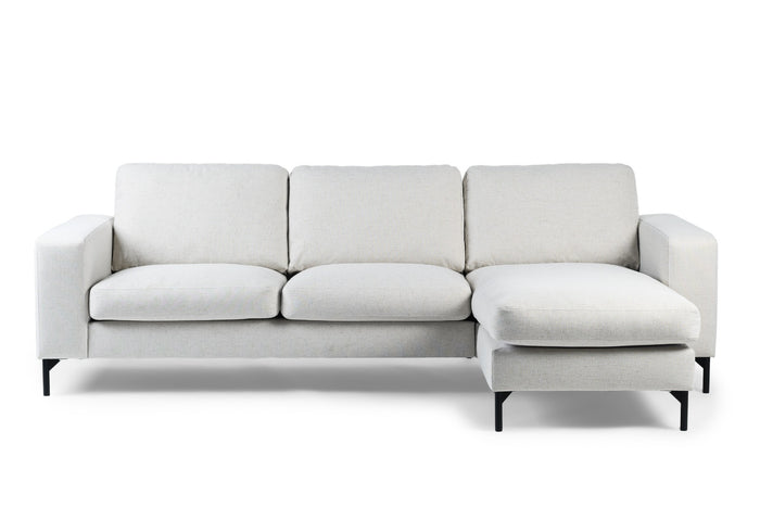 Furntastik Gorizia 3 zits bank CL L+R, stof Valente, naturel