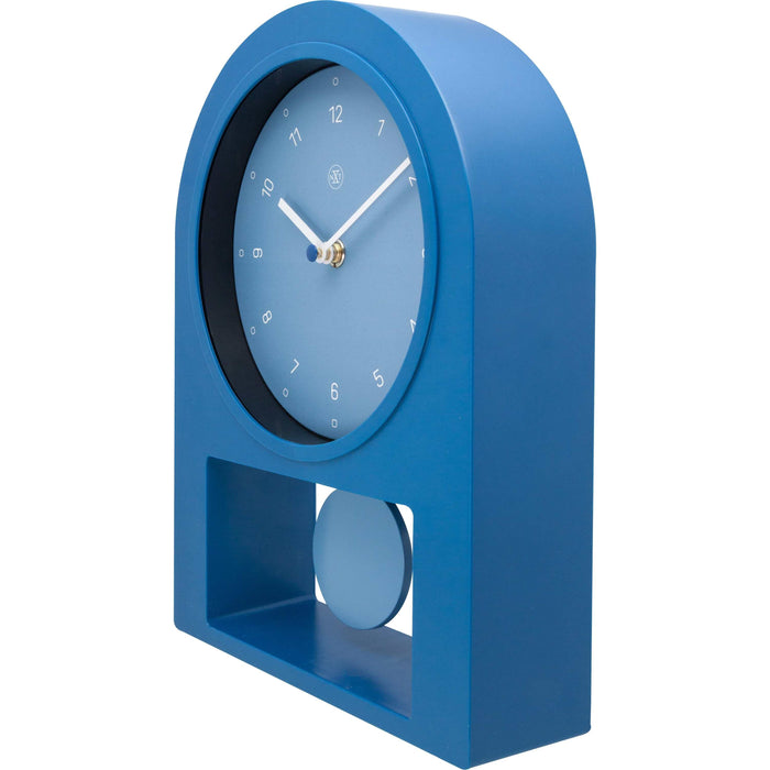 NeXtime - nXt - Tafelklok - 30 x 20 x cm - Plastic - Petrol - 'Swing
