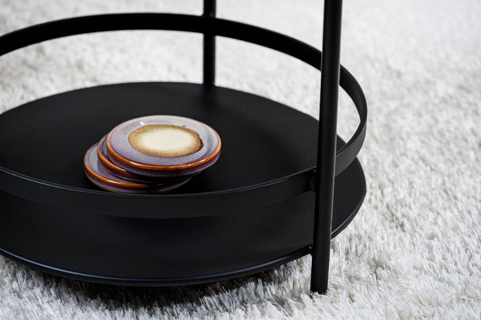 Furntastik Furnas Salontafel, 50 cm, zwart