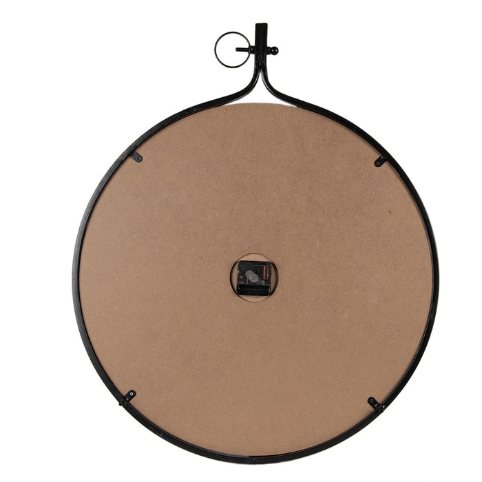 Clayre & Eef Wandklok 60x4x72 cm Bruin Zwart MDF Ijzer Vogels