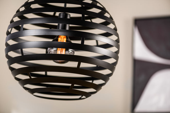 Furntastik Lecce Hanglamp, 40 cm, zwart