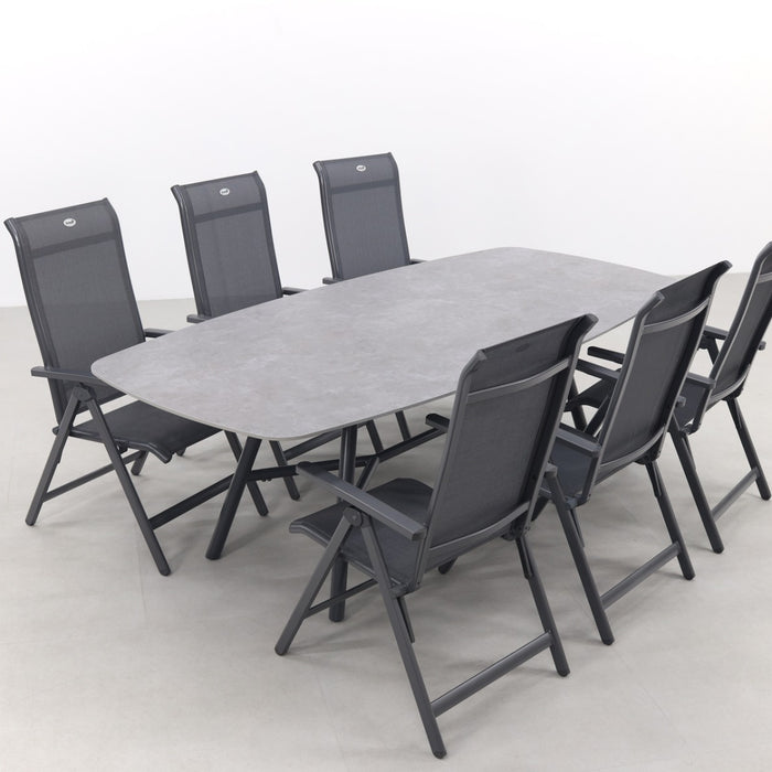 Hartman Milaan|Benevento 240x110 cm. - Deens ovale tuinset