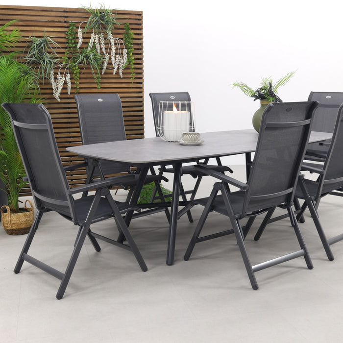 Hartman Milaan|Benevento 240x110 cm. - Deens ovale tuinset