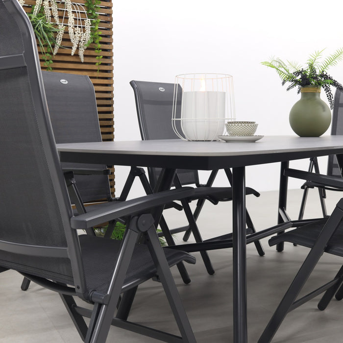 Hartman Milaan|Benevento 240x110 cm. - Deens ovale tuinset