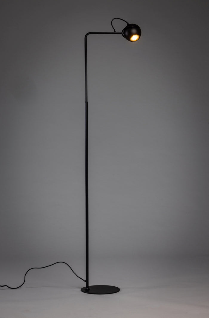 The Eye vloerlamp - GU10 - Aan|Uit op kopje - Zwart