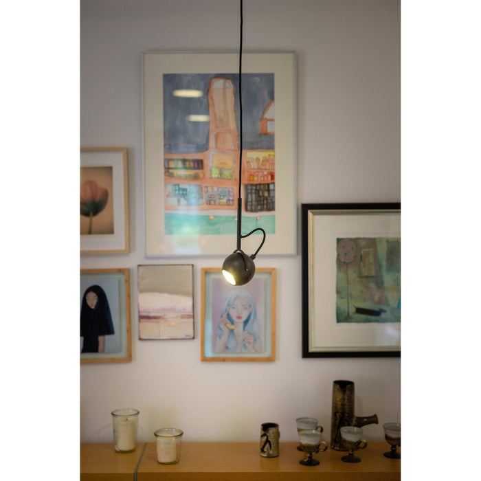 The Eye hanglamp - GU10 - Aan|Uit op kopje - Zwart